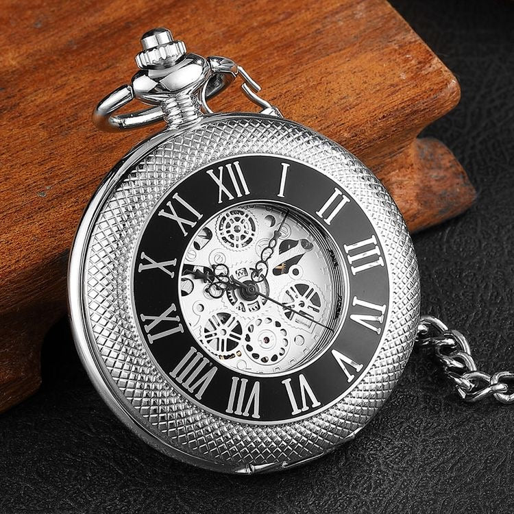 Antique sterling silver pocket watch best sale