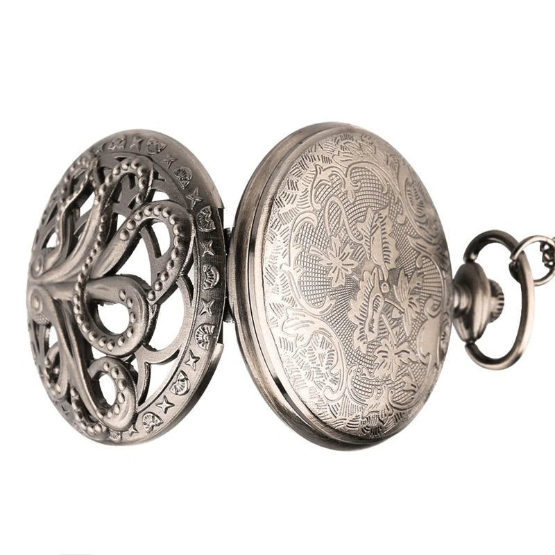 Silver Octopus Pocket Watch NWOT montre-pieuvre_1000x_4988edbb-  main image 2