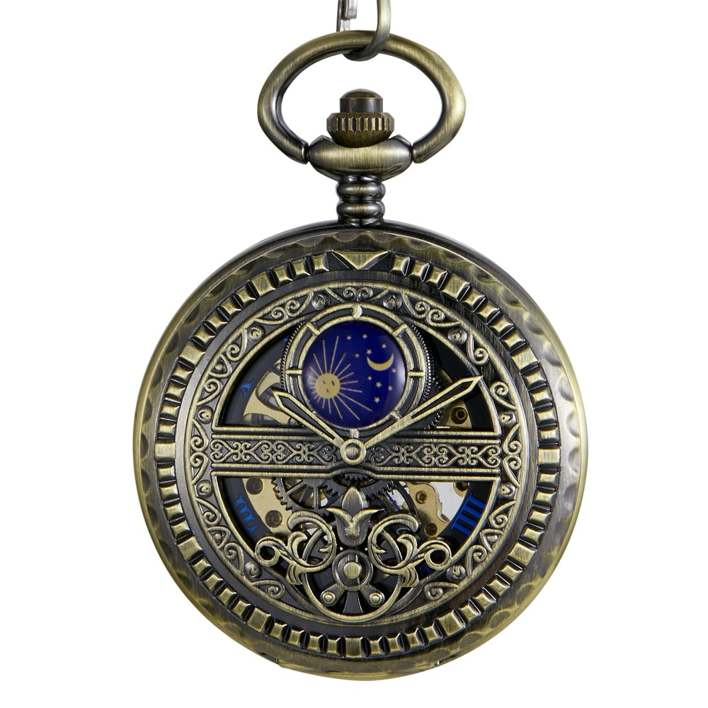 Astronomical Clock Pocket Watch Vintage Pocket Watch