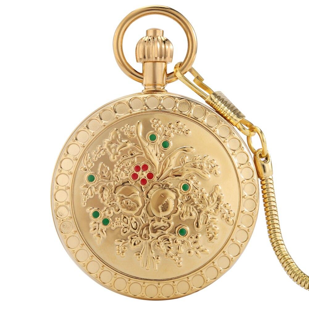 Gold Mechanical Pocket Watch Vintage Pocket Watch