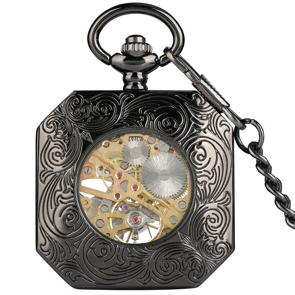 Octagon Pocket Watch Vintage Pocket Watch