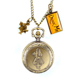 Quartz Pocket Watch Alice in Wonderland