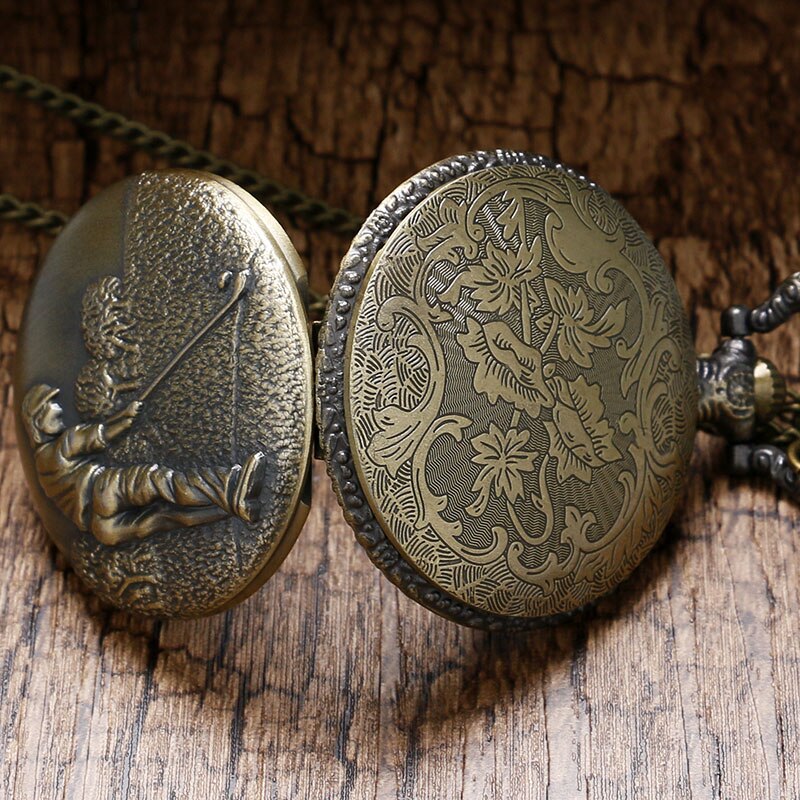 Quartz Pocket Watch Golf | Vintage Pocket Watch