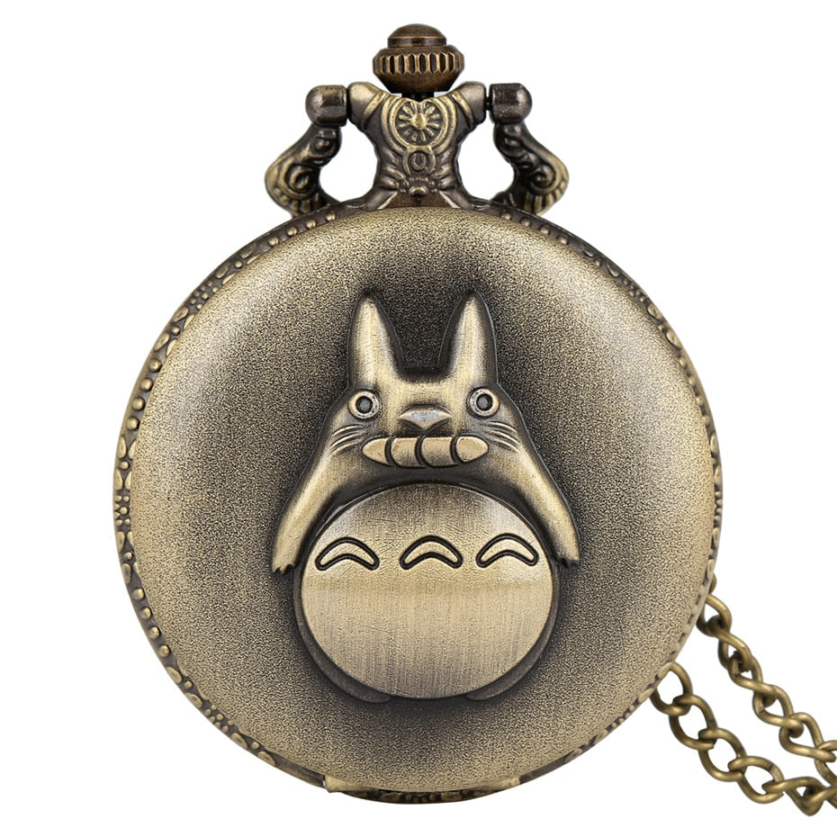 Quartz Pocket Watch Totoro | Vintage Pocket Watch
