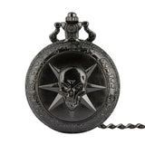 Black Skull Pocket Watch