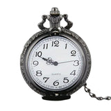 Black Skull Pocket Watch