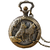Lunar Howl Pocket Watch