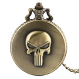 Punisher Skull Pocket Watch