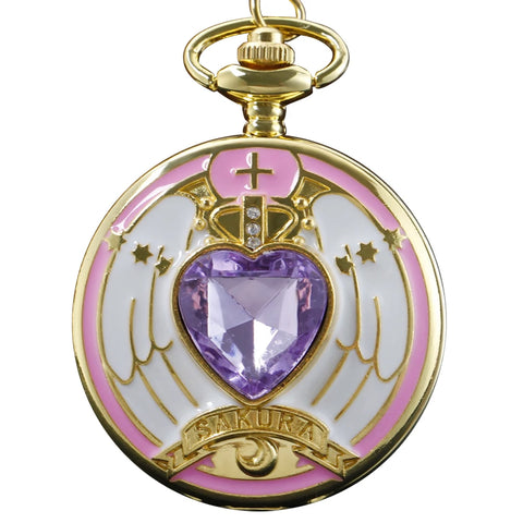 Purple Love Pocket Watch