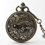 Charming Phoenix Pocket Watch