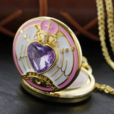 Purple Love Pocket Watch