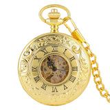 Gold Half Hunter Pocket Watch