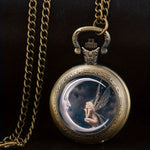 Angel Girl Pocket Watch