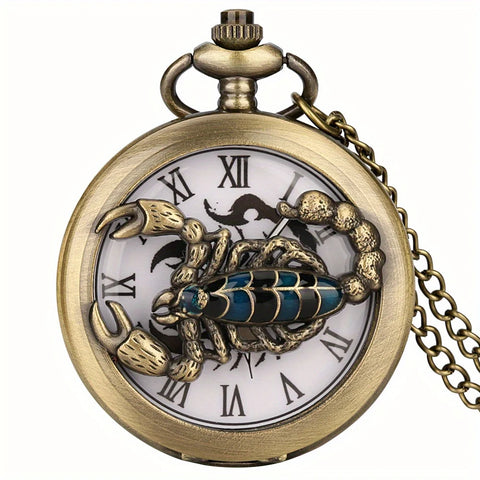 Scorpion Crest Pocket Watch