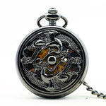 Mechanical Crane Pocket Watch