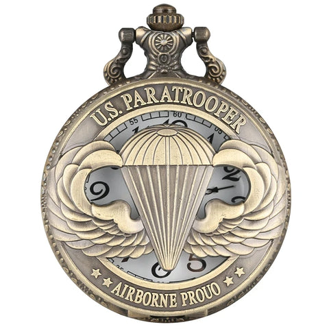 US Paratrooper Pocket Watch