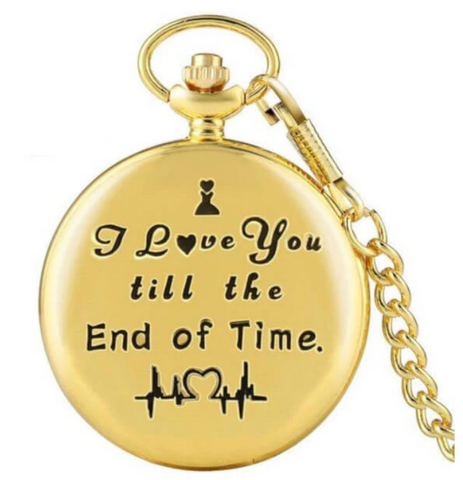 Pocket Watch I Love You