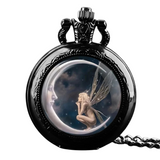 Angel Girl Pocket Watch