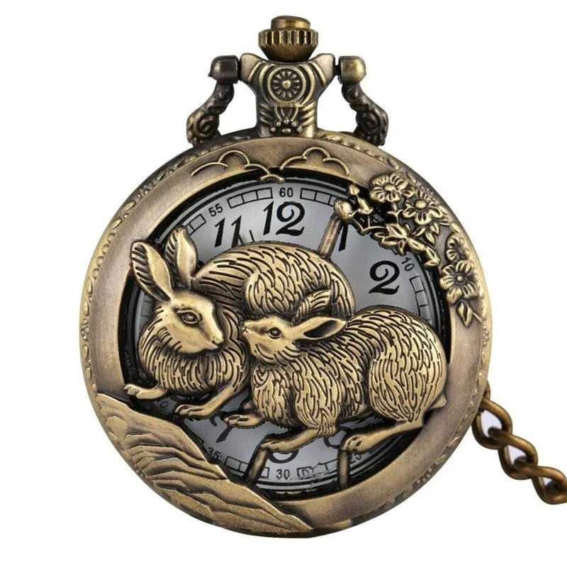 White Rabbit Pocket Watch | Vintage Pocket Watch