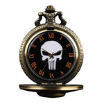 Punisher Skull Pocket Watch