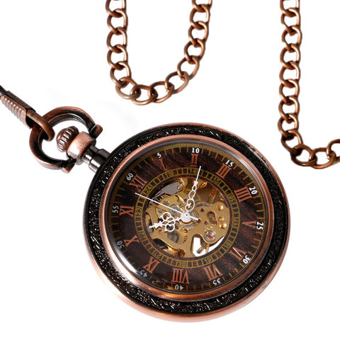 Copper Watch Chain Antique Copper Pocket Watch | Vintage Pocket Watch
