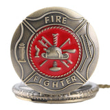 Antique Firefighter Pocket Watch