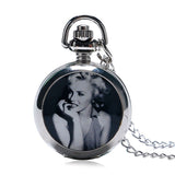 Antique Pocket Watch Marilyn Monroe