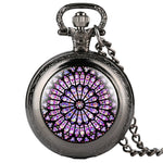Antique Pocket Watch Stained Glass
