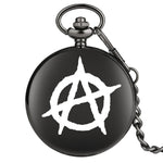 Black Pocket Watch Anarchy