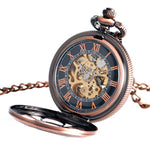 Bronze Flower Pocket Watch