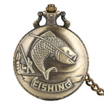 Fishing Pocket Watch