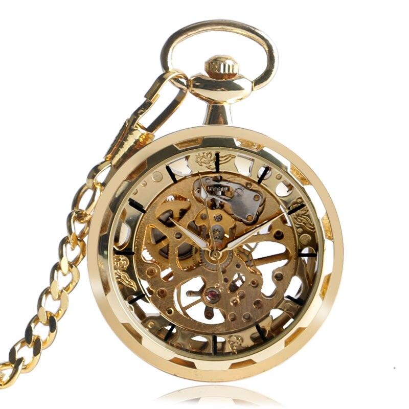 Skeleton Pocket Watch Vintage Pocket Watch