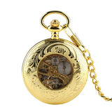 Half Hunter Gold Pocket Watch