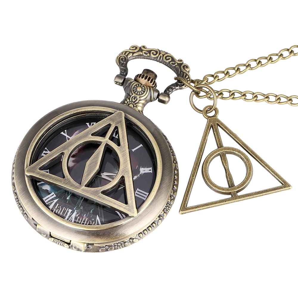 Harry Potter Deathly Hallows Logo Strap Spinner Watch