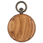 Marble Wooden Pocket Watch