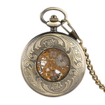 Mechanical Pocket Watch Fleur de Lys