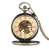 Mechanical Pocket Watch Fleur de Lys