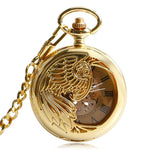 Mechanical Pocket Watch Golden Phoenix