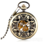 Mechanical Pocket Watch Koi Carp