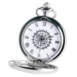 Old Pocket Watch White Pentacle