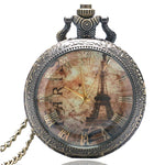 Pocket Watch Eiffel Tower