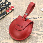 Pocket Watch Leather Case Cogwheel