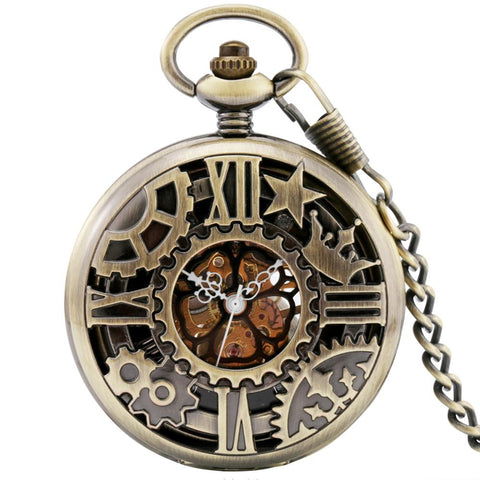 Pocket Watch With Gears - Main Image