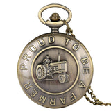 Proud To Be a Farmer Pocket Watch