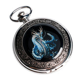 Silver Dragon Pocket Watch