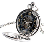 Silver Mechanical Pocket Watch