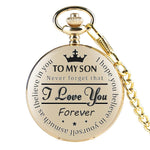 To My Son Pocket Watch
