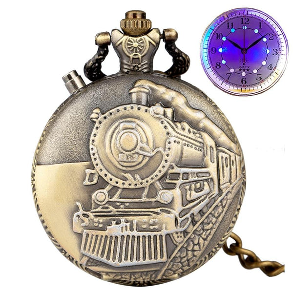Train Pocket Watch