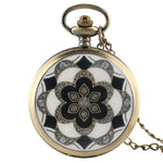White Lotus Pocket Watch