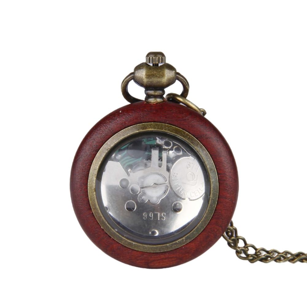 Wooden Pocket Watch FishEye | Vintage Pocket Watch